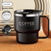 304 Stainless Steel Double Wall Insulated Coffee Cup With Handle Portable Students Leak-Proof Water Cup Milk Coffee Mug