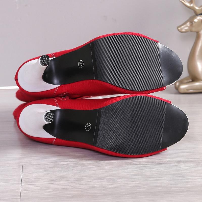 Fashion Women Lace-up Fashion High Quality Boots Summer Women Sandals Fashion Sexy High Heels Open Toe Comfort Indoor Dance Shoes