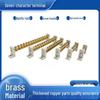 XP0812F Copper Terminal Block, Zero-Ground, Strong Light, Xinjiang Seven-Character Type