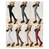 1 Pair 80cm Japanese Style Solid Color High Elasticity Non-slip Silicone Thigh Stockings Autumn Winter Women Over Knee Socks