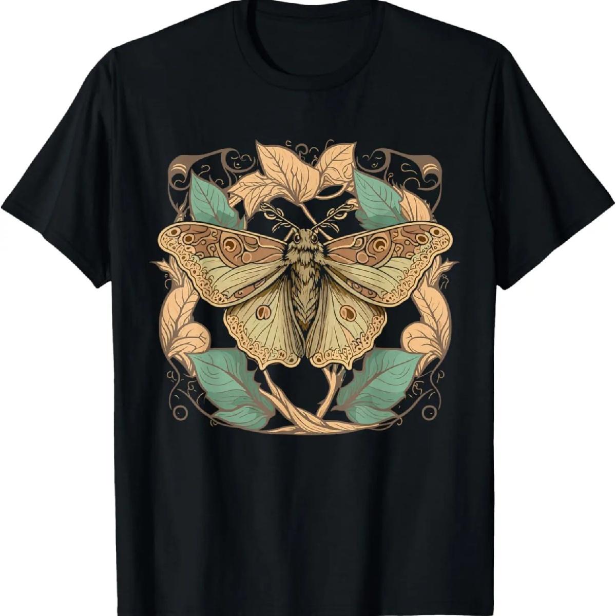 

Cottagecore Moth Fairycore Aesthetic Women, Men T-Shirt XXXXXL різнокольоровий