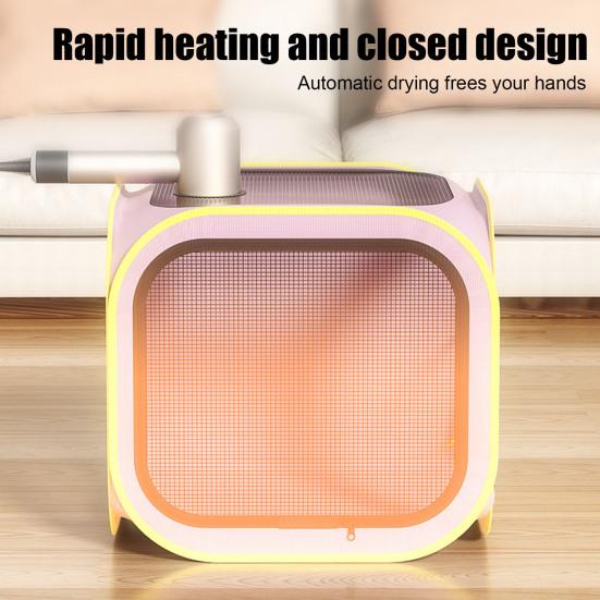Pet Drying Box Waterproof Anti-Hair Flying Dog Cat Drying Room