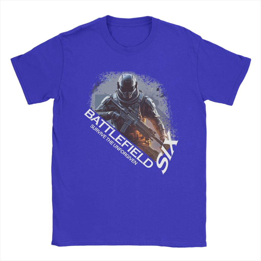 Herren Damen Schlachtfeld 6 Lustige Spiele BF6 T-Shirt Baumwolle Grafikdruck T-Shirts Oberbekleidung