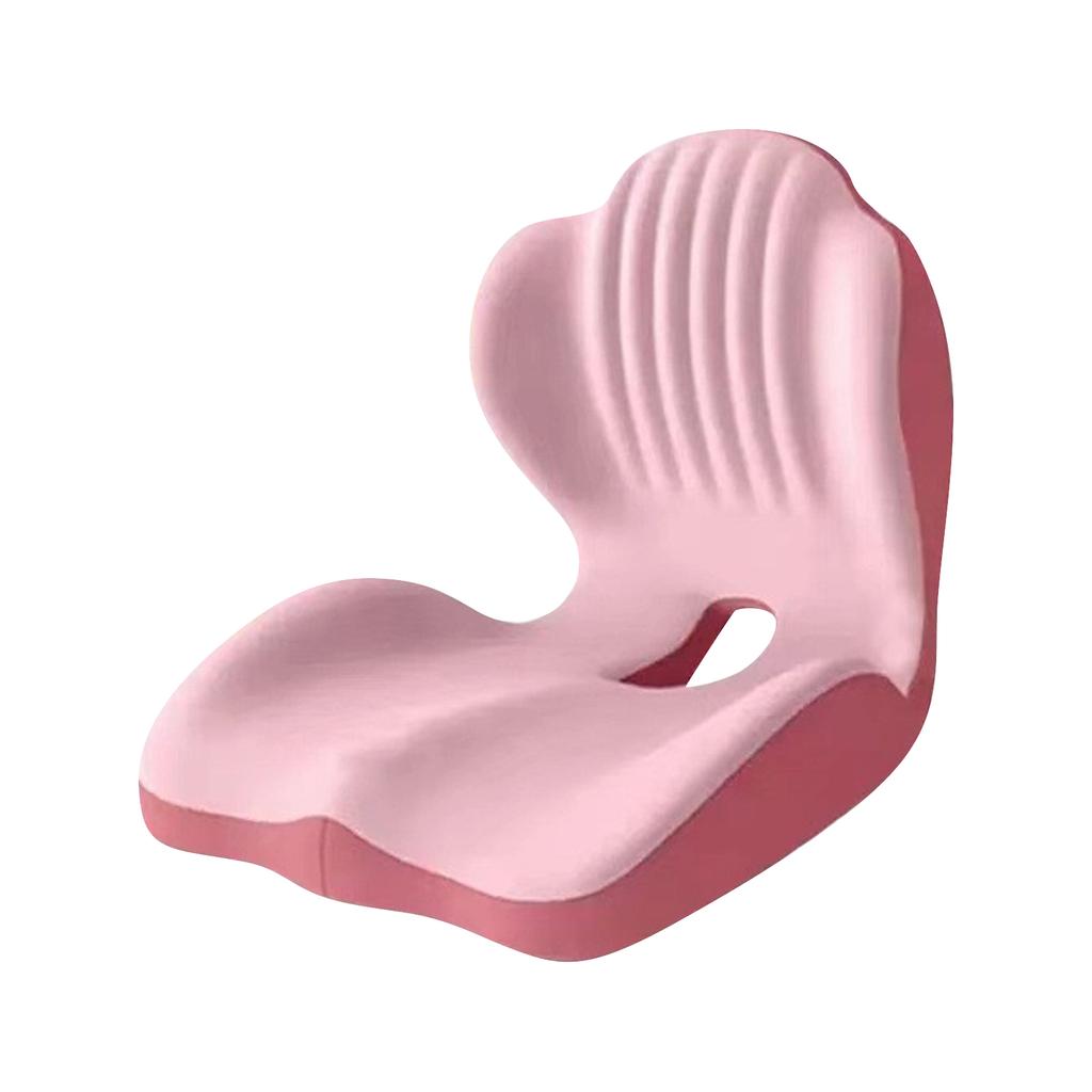 Ergonomic L Shaped Seat Cushion for Office Chair and Car Lower Back Support for Prolonged Sitting Comfort