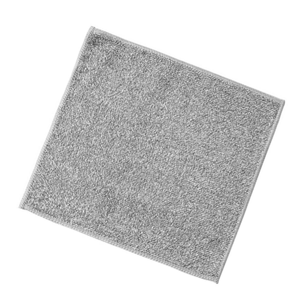 Geschirrtuch Verdickt Saugfähig Bambusfaser Wiederverwendbar Spültuch zum Handspülen Haushaltsreinigung 30x30cm   11.8x11.8in