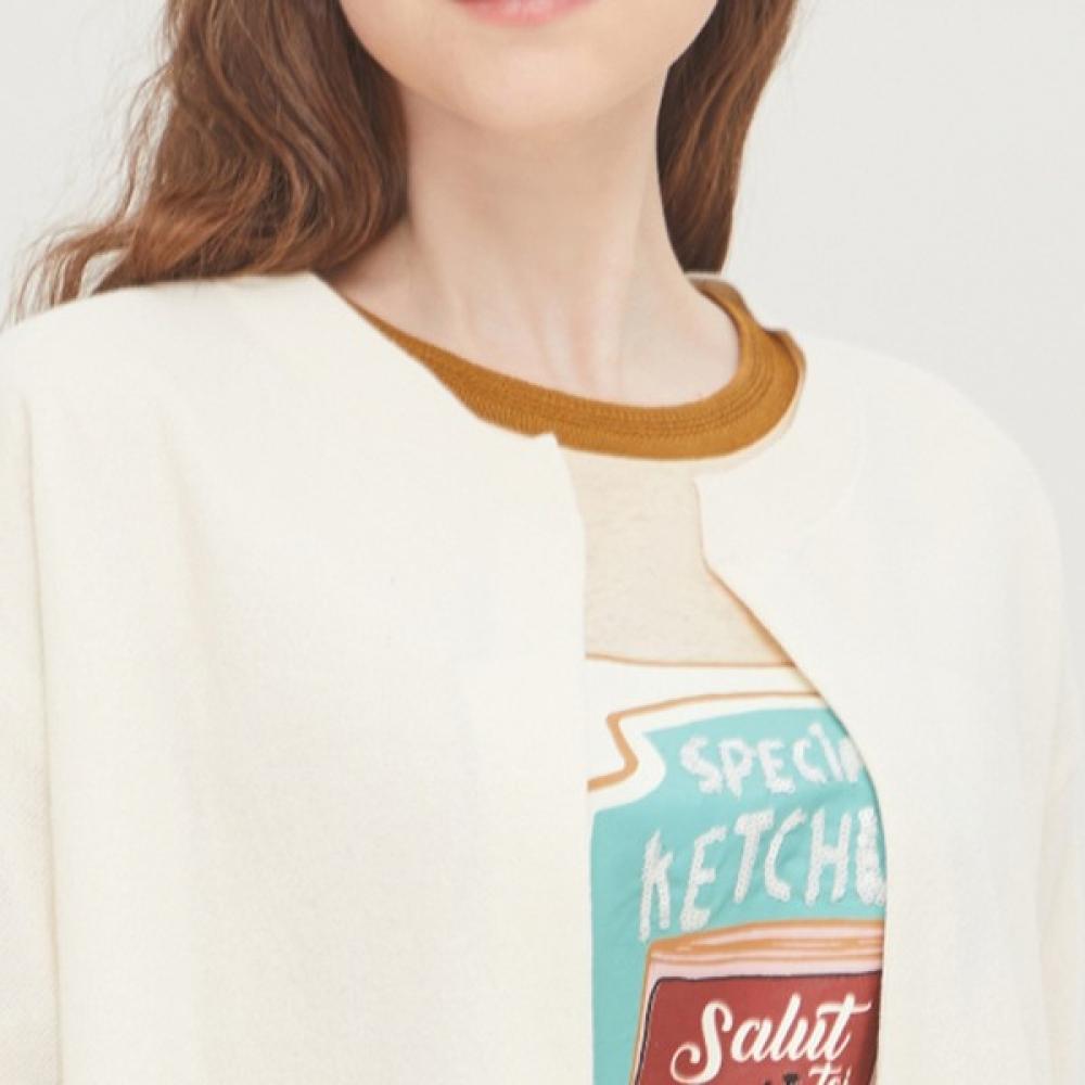 Benetton Cardigan tricotat cu intarsii și buzunare Benetton Bakcb5531