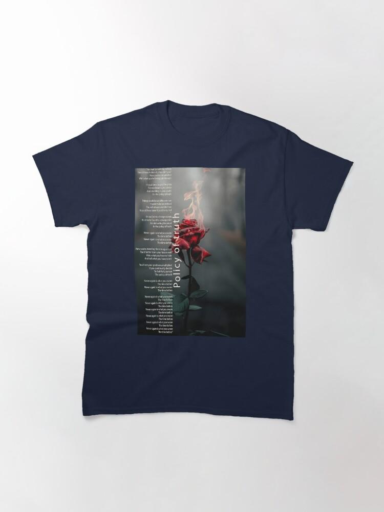 Policy of truth Depeche Mode album Violator Red rose Classic T-Shirt