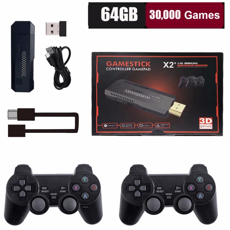 

X2 Plus 128G 41000+ Game GD10 Pro 4K игровой плеер 3D HD ретро видео игровая консоль беспроводной контроллер TV 50 эмулятор для детей подарок
