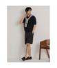 Binpolmen Mini Cable Collar Neck Knit Black