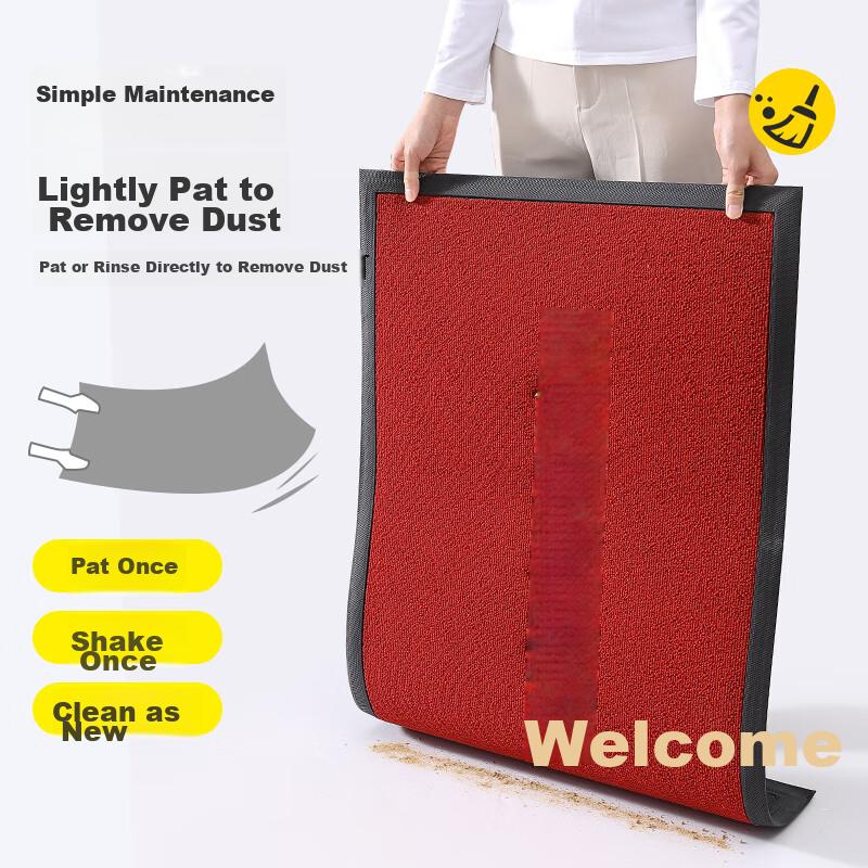 Boneng High-End Entrance Door Welcome Mat, Grand Opening Red Carpet Doormat, Reception Floor Mat for Home Entrance, 60x90cm