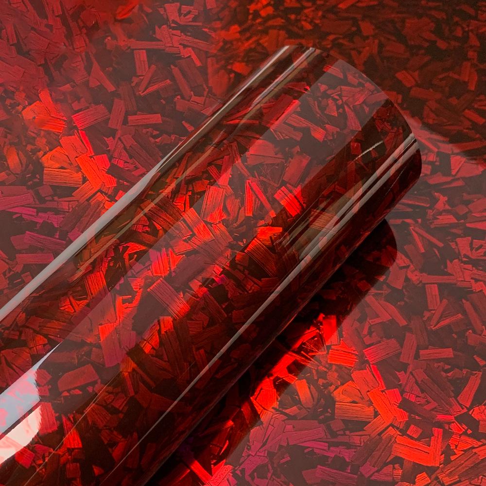 Cross-border Pet Forging Film: Motorcycle and Car Carbon Color Change Film