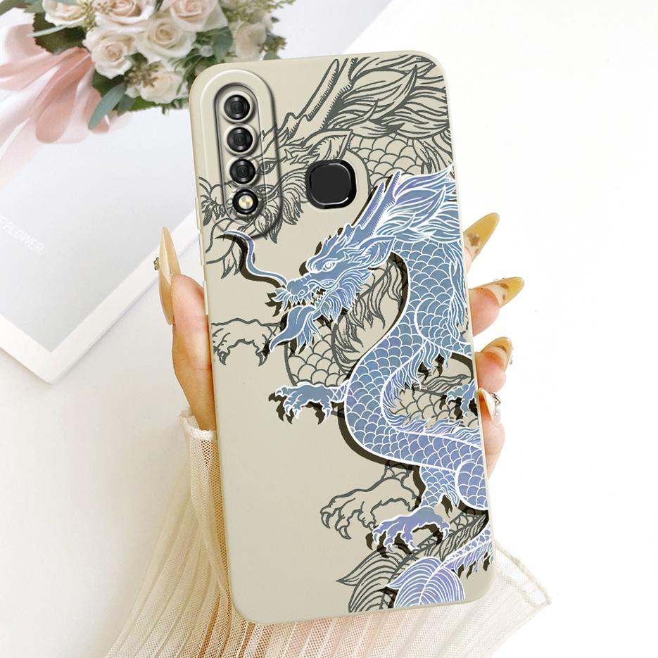 For Infinix Hot S4 Case Luxury Love Heart Buttefly Candy Painted Cover Soft TPU Matte Phone Case For Infinix Hot S4 HotS4 Fundas