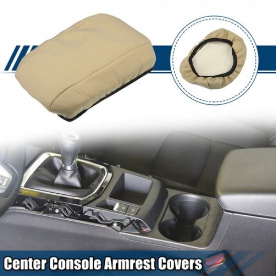 Car Center Console Armrest Covers for Mazda 6 2006-2015 Neoprene Fabric Brown