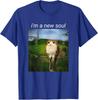 Lustiges Meowl Meme Katze Eule Gehirnfäule Gen Alpha T-Shirt Unisex T-Shirt
