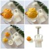 Mini Purse Shape Mooncake Press Mold Cookie Stamps Chinese MidAutumn Moon Cake Makers Decoration Tool for DIY Cookie