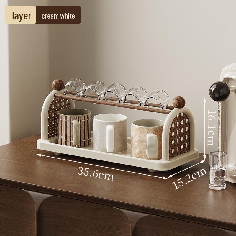 Used Multi-layer Cup Holder Storage Rack for Water Coffee and Tea Cups - Desktop Kitchen Organizer No Specifications 1270₽