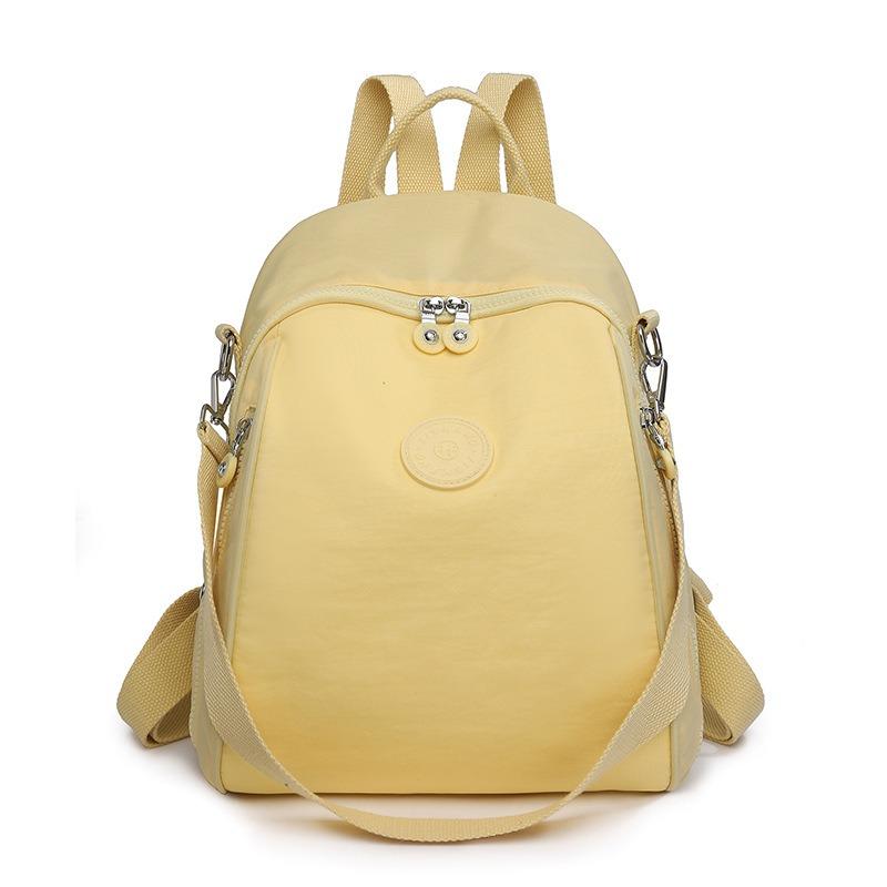 

Повседневный рюкзак для поездок на работу, лето, новый, большой вместимости, простой дорожный нейлоновый школьный рюкзак, модный рюкзак