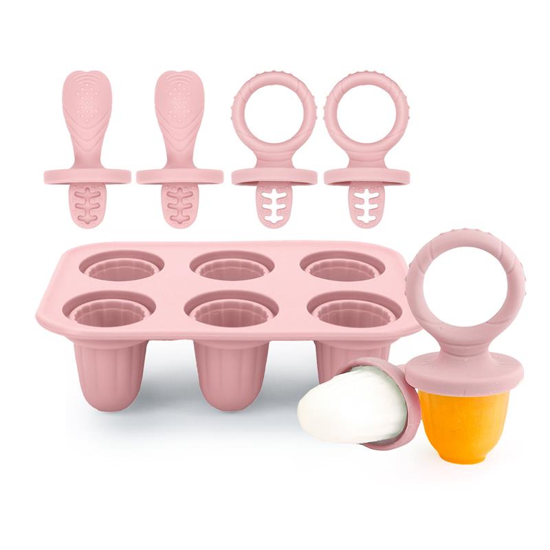 Mini Silicone Ice Lolly Mould for Baby with Teething Sticks for Kids Little Hands, BPA Free Safe Toddler Design Children Small Popsicle Mold