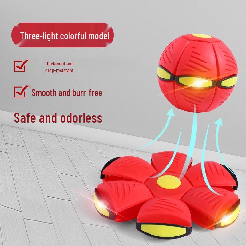 

Светящийся прыгающий мячик и летающий диск: Развивающая игрушка для улицы для детей