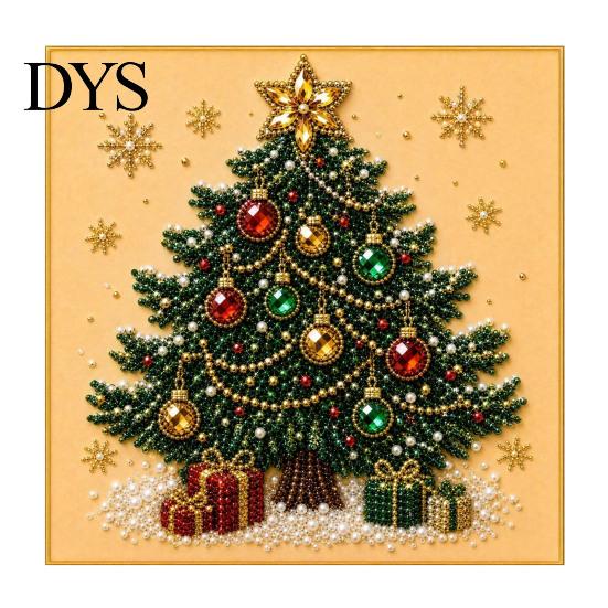 Kit de Arte de Perlas Artificiales para Principiantes, Kit de Pintura de Navidad, Proyecto Creativo de Manualidades de Invierno 3D DIY para Adultos, Festivo