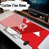 Custom Name Mouse pad Middlesbrough Football Club Crest Mouse Pad Desk Mat, Non-Slip Rubber Backer Pad For Computer Notebook Gaming Mouse Pad Gift
