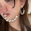 New Personality Exaggerated Geometric Circle Earrings Women, Niche Design High-end Temperament Earrings Internet Celebrity Earrings