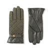 DENTS Bruton Touchscreen Men's Leather Gloves - Olive