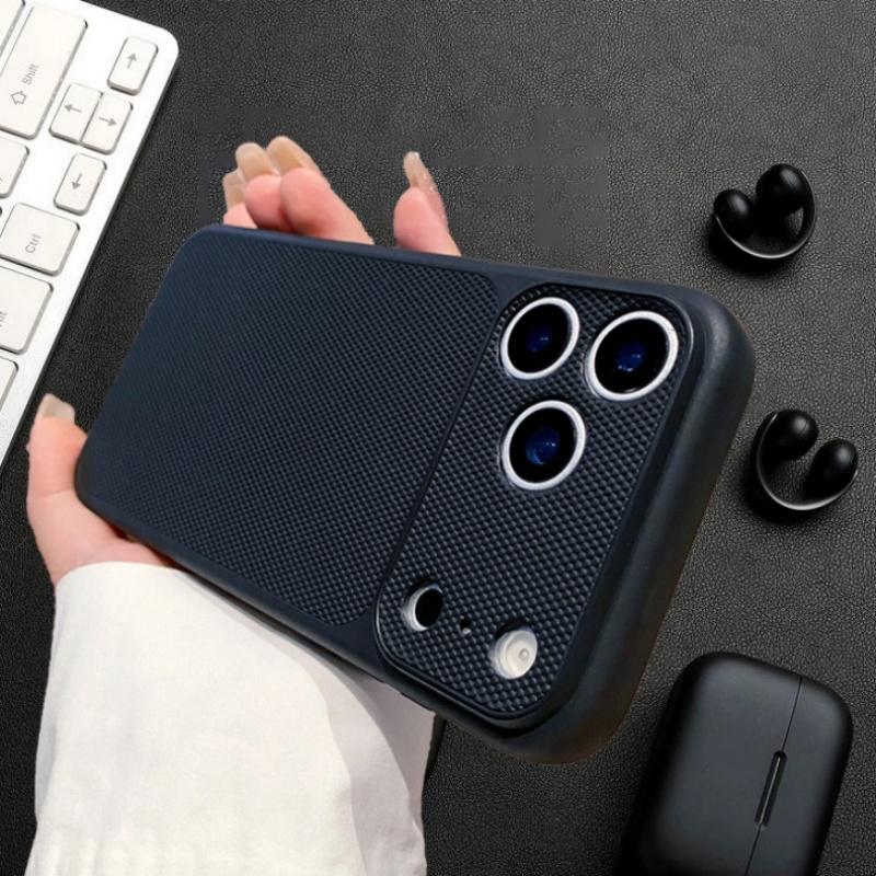 Luxury Instantly Turn 17 Diamond Texture Case For iPhone 17 16 15 14 13 Pro Max Large Camera Shockproof TPU Armor Phone Cover