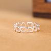 Ring Women's Simple Trend Star Electrocardiogram Love Ring Fashion Irregular Temperament Ins Accessories
