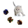 5pcs Bite Resistant Ringing Paper Colorful Ball Interactive Cat Paper Sound Toy  Relieve Anxiety