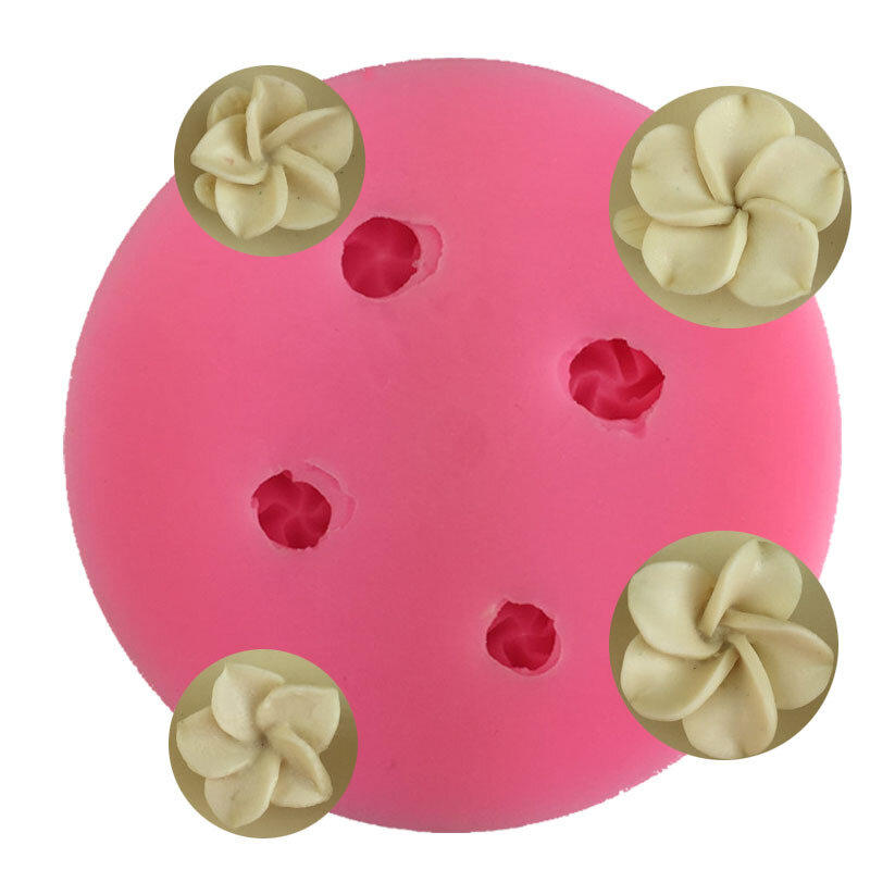New mold for gluing in the shape of a small flower - 2 pcs.