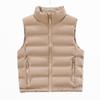 Autumn and winter women's pressure glue craft vest, stand-up collar sleeveless cotton vest, multi-color mixed batch outer wear
