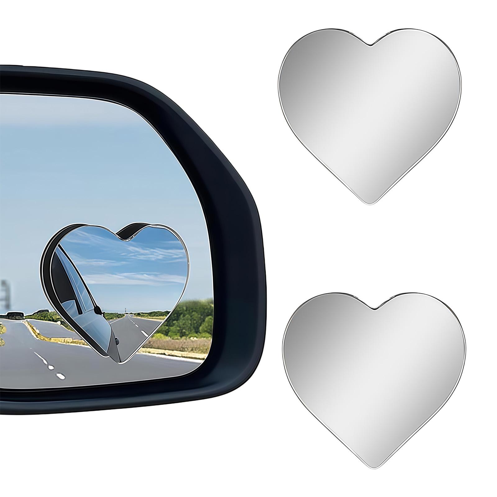 

Adhesive Heart Shaped Blind Spots Mirror No Tool Needed Wide Angle Blind Spots Mirror Simple Installation for Quick Setup 1