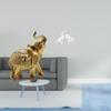Elephant Statue Resin Art Crafts Animal Sculpture Decorative Figurine Unique Tabletop Home Decor