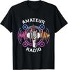 Amateur Radio Graphic Tee Breathable Cotton Crew Neck Short Sleeve TShirt for Unisex