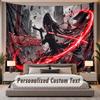 Skull Gothic (6) Theme Custom Tapestry Personalized Custom Name Text Wall Hanging Tapestry Home Decor Background Cloth