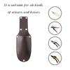 Practical Scissor Storage Case Leather Holsters Outdoor Tool Pouches Leather Texture for Scissor Collector Present