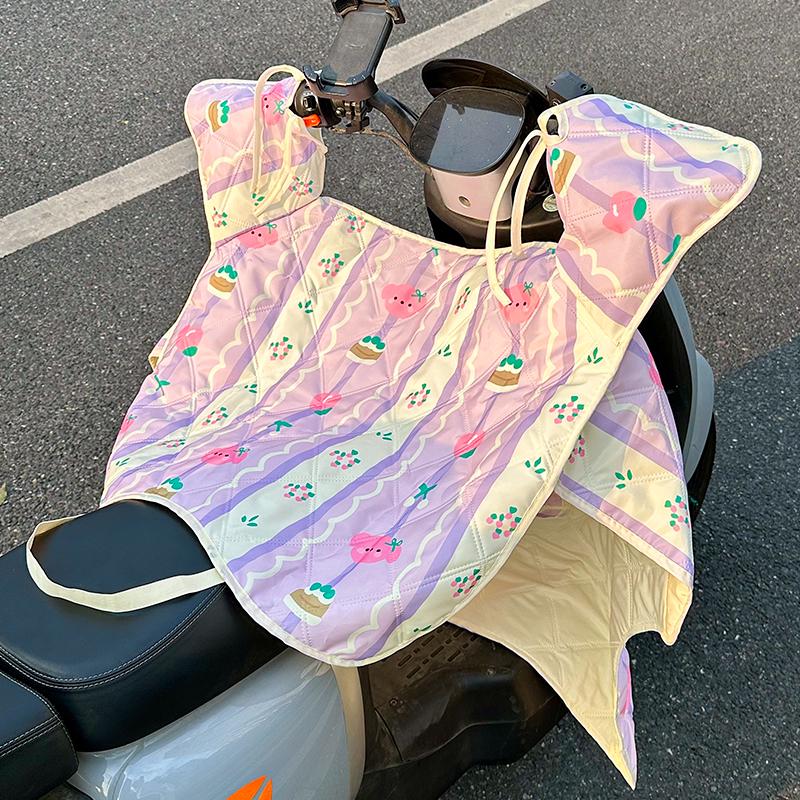 Всесезонный Милый Ветрозащитный и УФ-стойкий Чехол для Электромобиля с Подушкой