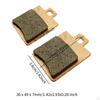 2Pcs Copper Friction Disc Set Brake Components Professional Universal Sturdy Metal Pads