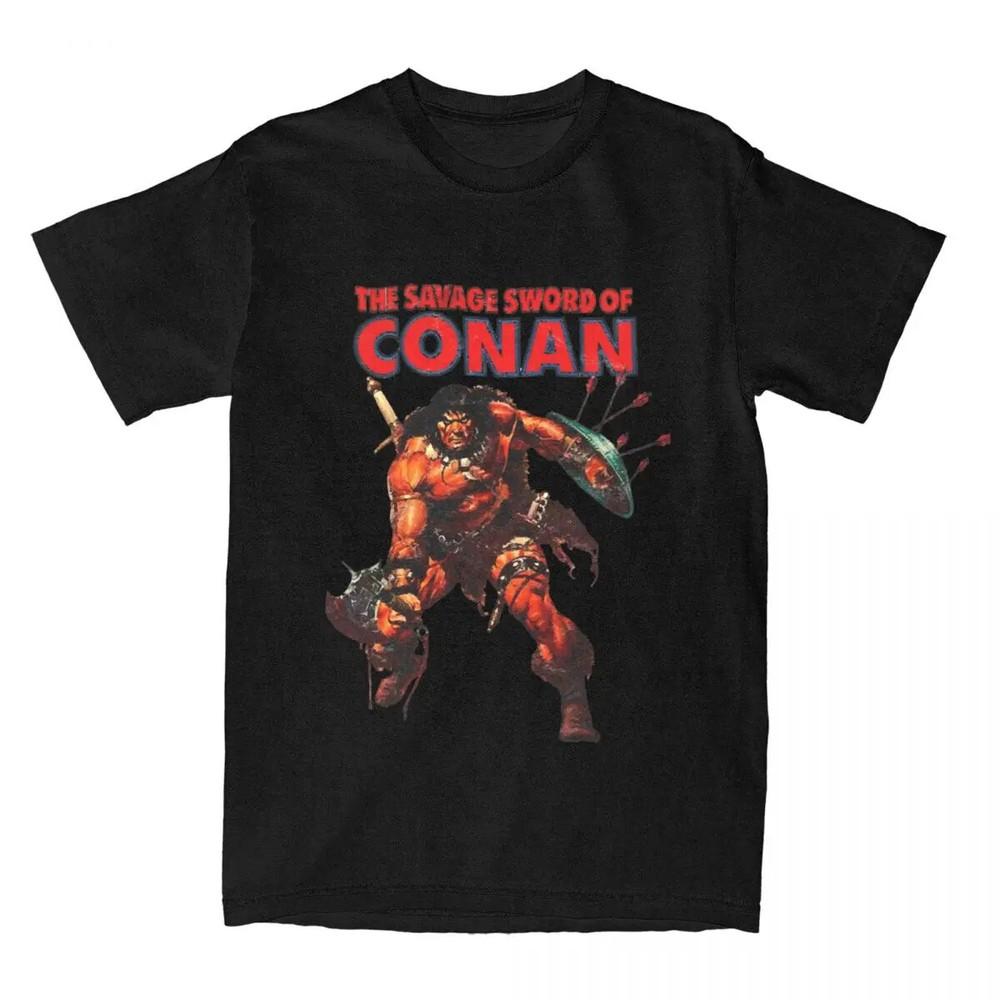 Savage Sword Of Conan CONAN THE BARBARIAN Merchandise Shirt for Men Women Vintag Unisex T-Shirt S