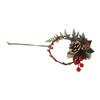 Christmas Hanging Decorative Wreath Handmade Unique Pine Cone Wall Decoration for Birthday Holiday