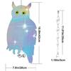 Bird Scare Device, Hanging Reflector Board to Scare Bird Away, Reflective Owl Scarecrow Keep Bird Away from Garden, Patio, Windows, Balcony, Orchard