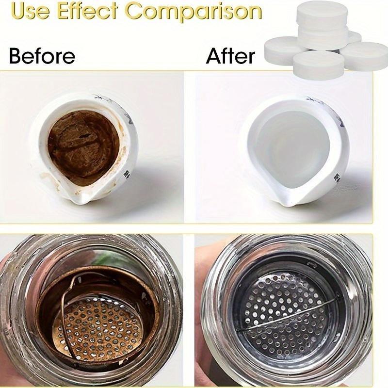 1/30pcs Citric Acid Descaler Tablets for Coffee Machines, Water Dispensers, Kettles, PET Material, Fresh and Effective Cleaning Solution