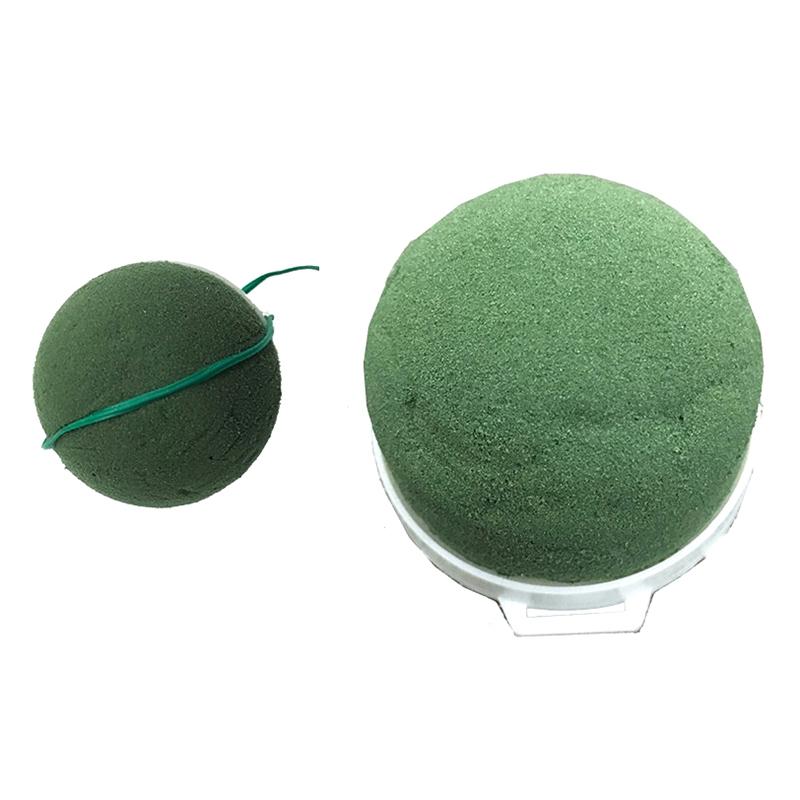 1/12 szt. Mini Okrągły Uchwyt z Pianki Florystycznej, Zielony Suchy i Mokry Kwiaciarnia Kwiatek Blok Rzemiosło Materiały do Aranżacji na Butelkę Wina