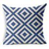 45X45Cm Colored Geometric Lines Color Blocks Abstract Throw Pillow Cover Decorative Pillowcase