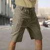 Men's  Ripstop Utility  Cargo Shorts - Multi-Pocket, Abrasion-Resistant, Breathable - Hiking, Camping, Construction