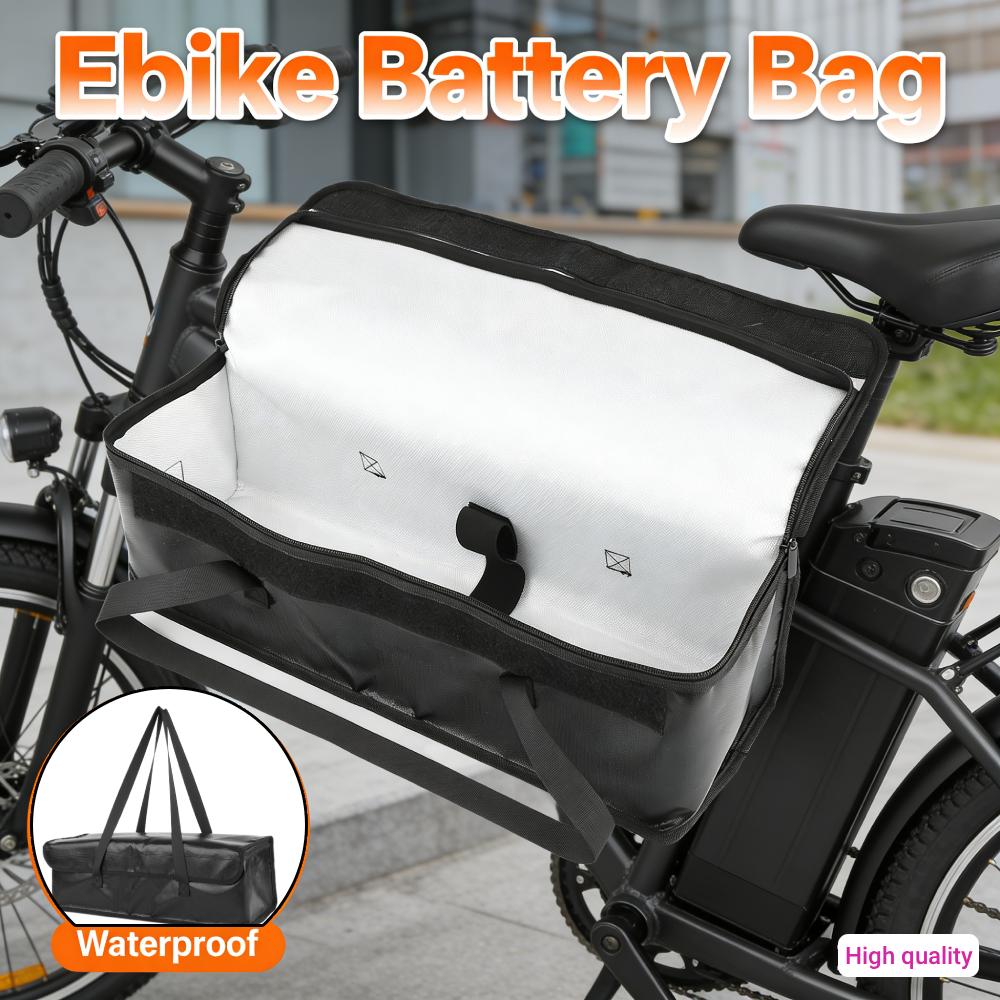 Ebike Battery Bag Fireproof Battery Bag Large Capacity Battery Safe Bag Waterproof Battery Transport Bag for Storage Transport