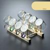 120ml Colorful Handle Glass Tea Cup with Handle – Heat Resistant High Borosilicate Water Cup