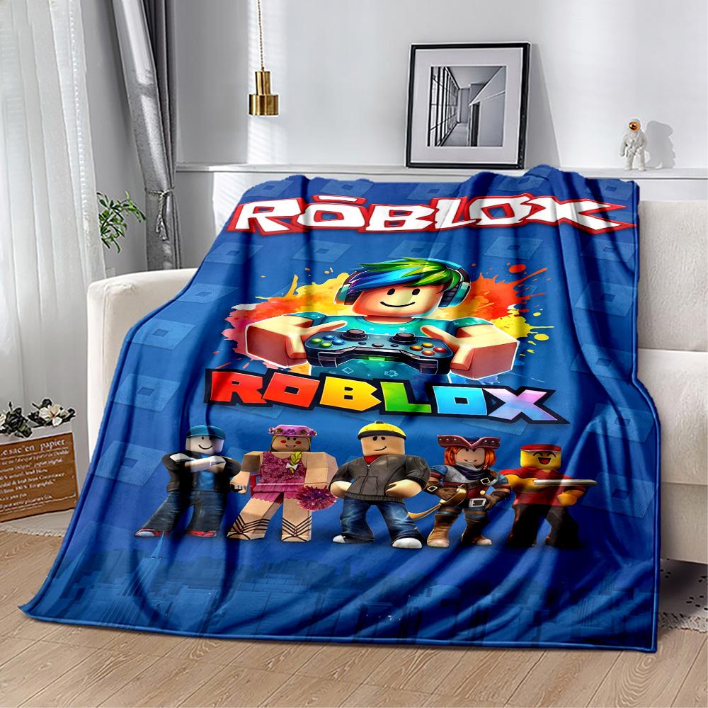 Roblox 301 Coperta Calda Decorativa Perfetta per Biancheria da Letto Picnic Ufficio per Tutte le Stagioni Calda Decorazione Regalo Perfetto per Parenti e Amici