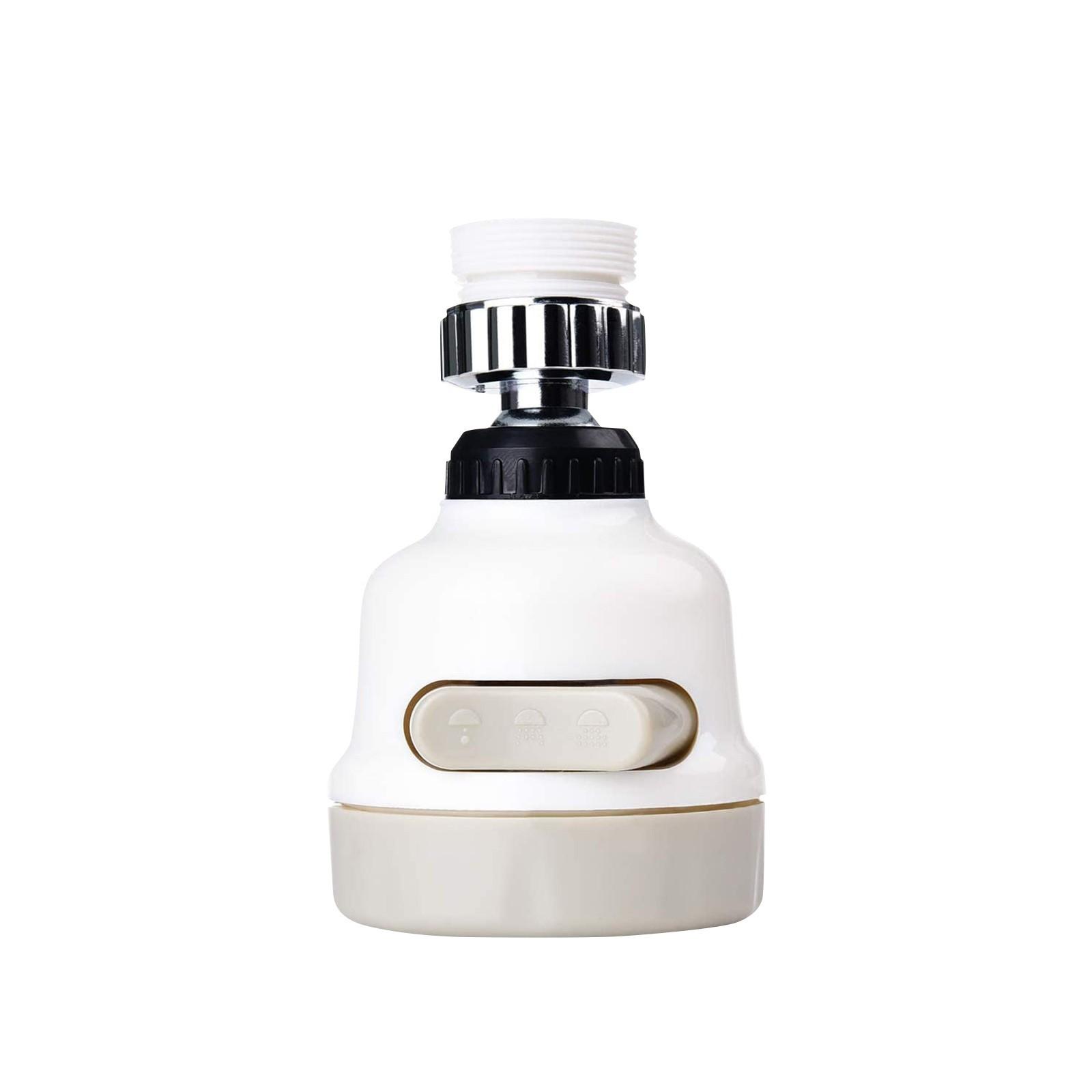 

2 Pack 360° Swivel Kitchen Sink Spray Head Flexible Faucet Sprayer Removable Kitchen Faucet Head, белый
